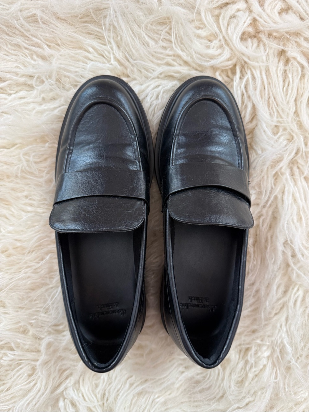 Abercrombie & Fitch Black Penny Loafer Size 7 - Picture 3 of 7